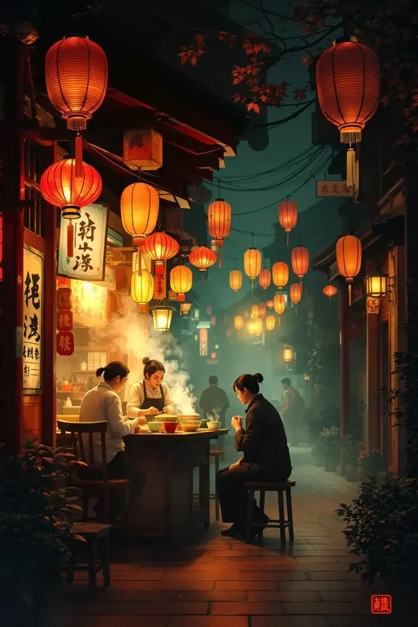 《一碗热汤面》短剧封面 - 日本短剧